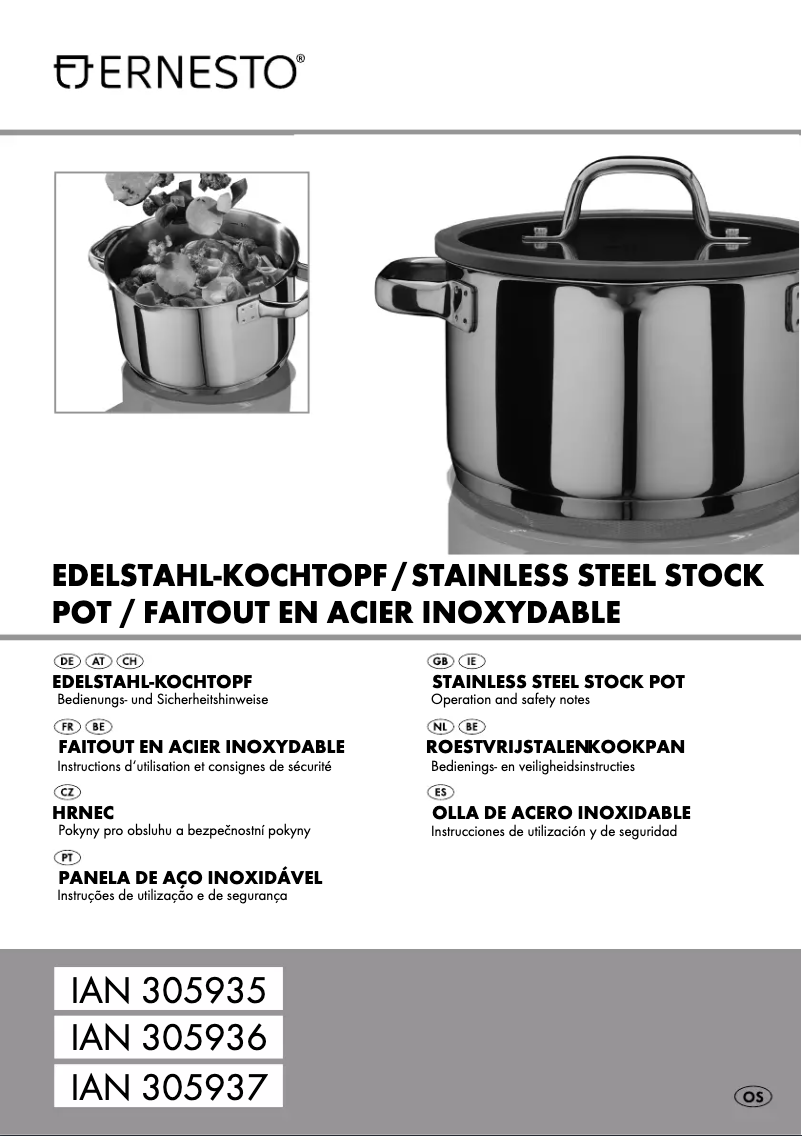 Image de la première page du manuel de l'appareil IAN 305936