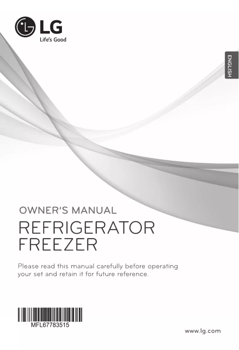 Page 1 de la notice Manuel utilisateur LG GR-B379SLQL