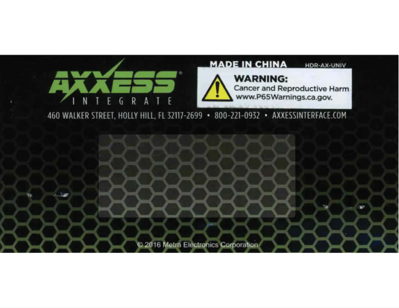 Image de la première page du manuel de l'appareil AX-CAM6V