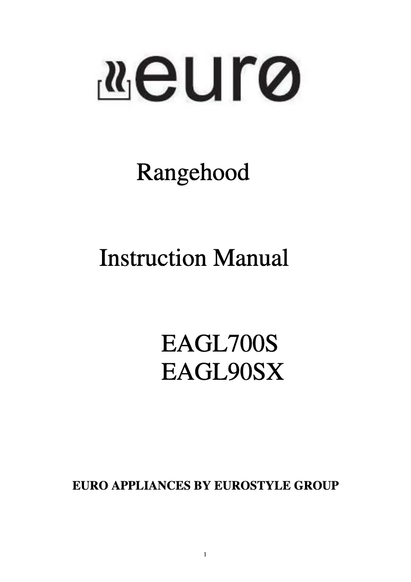 Página 1 del manual Manual de usuario Eurom EAGL90SX