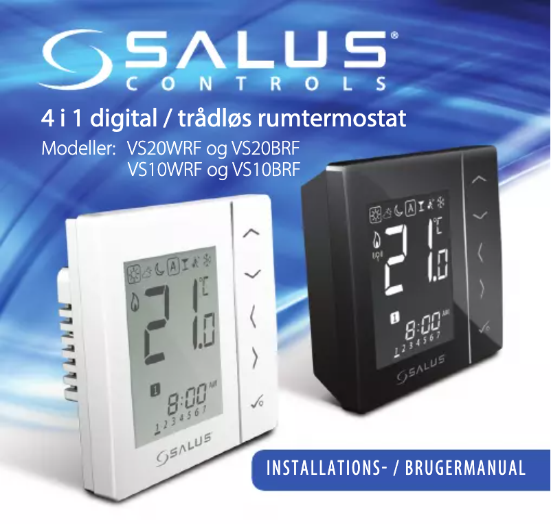Page 1 de la notice Manuel utilisateur Salus VS10WRF