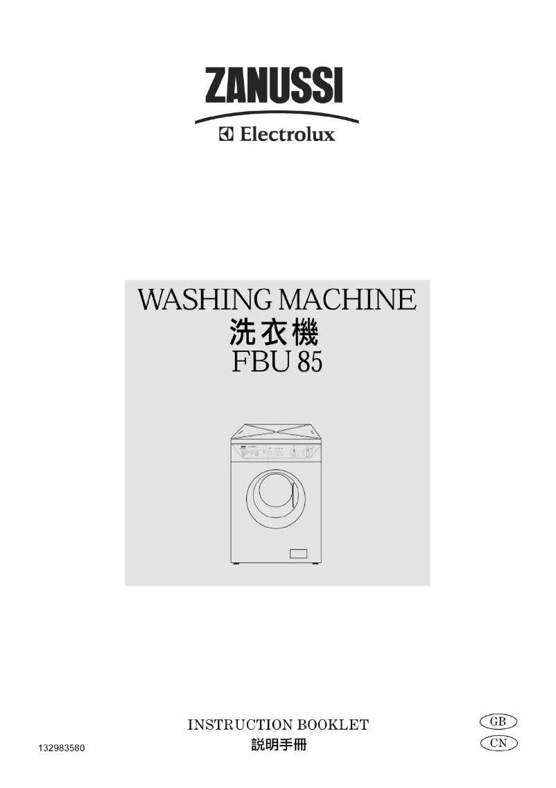 Página 1 del manual Manual de usuario Zanussi-Electrolux FBU 85