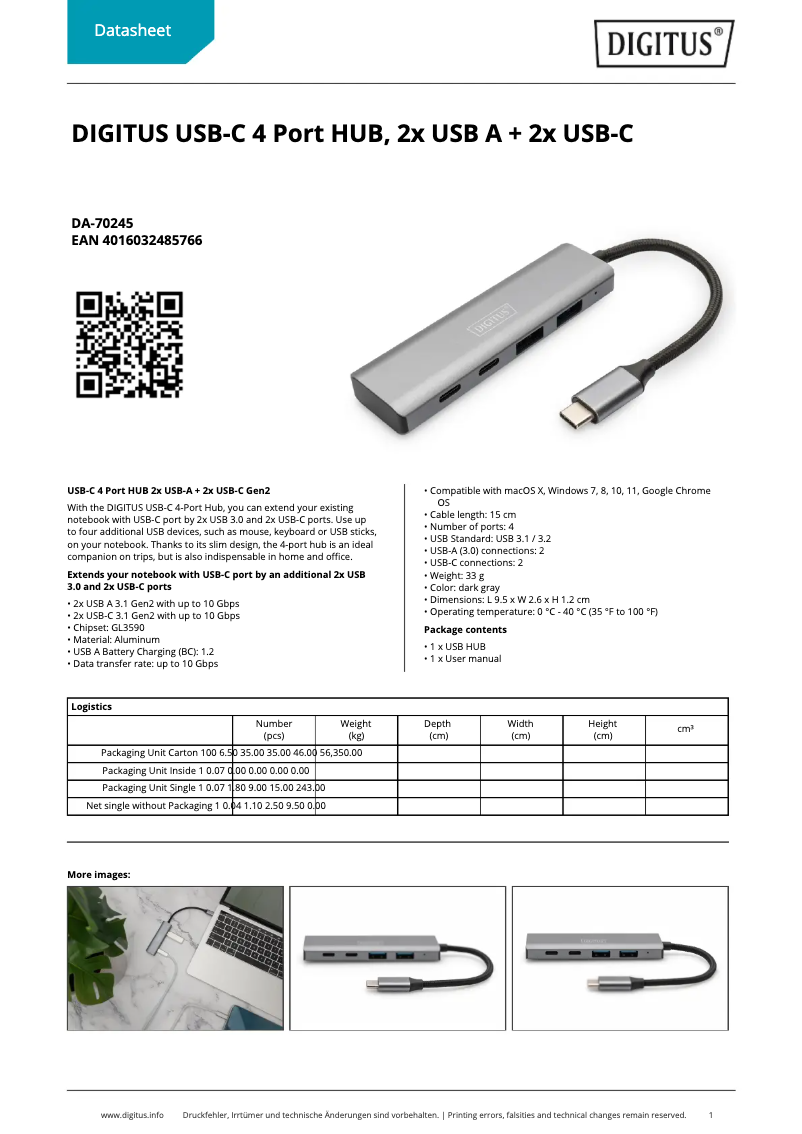 Image de la première page du manuel de l'appareil DA-70245