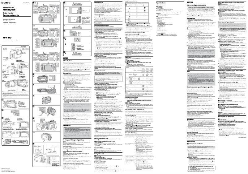 Página 1 del manual Manual de usuario Sony MPK-THJ