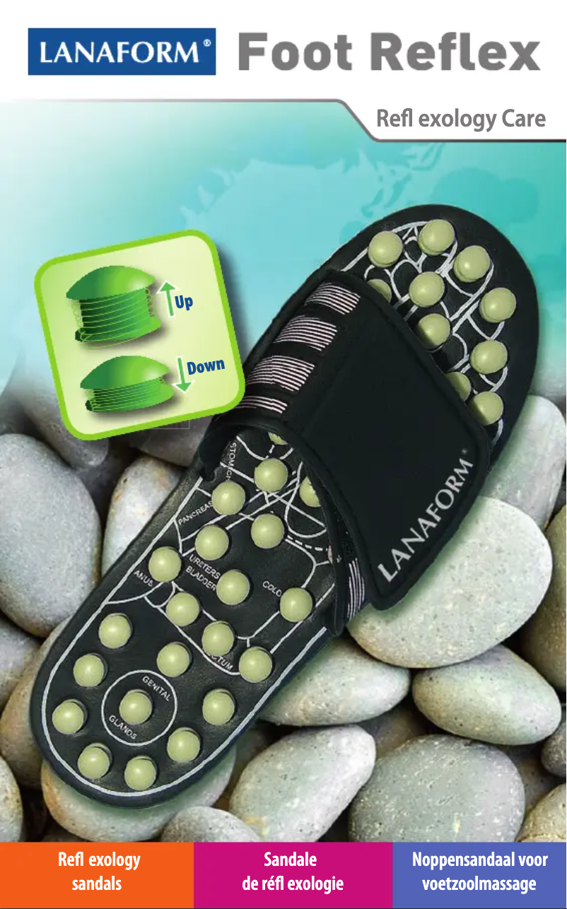 Page 1 de la notice Manuel utilisateur Lanaform Foot Reflex