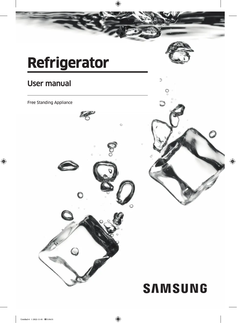 Page n°1 - Manuel utilisateur Samsung RR25A5410AP
