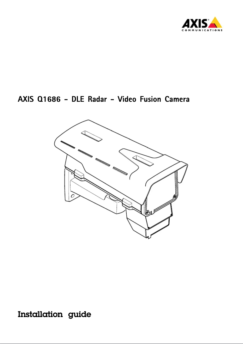 Page 1 de la notice Manuel utilisateur Axis Q1686-DLE
