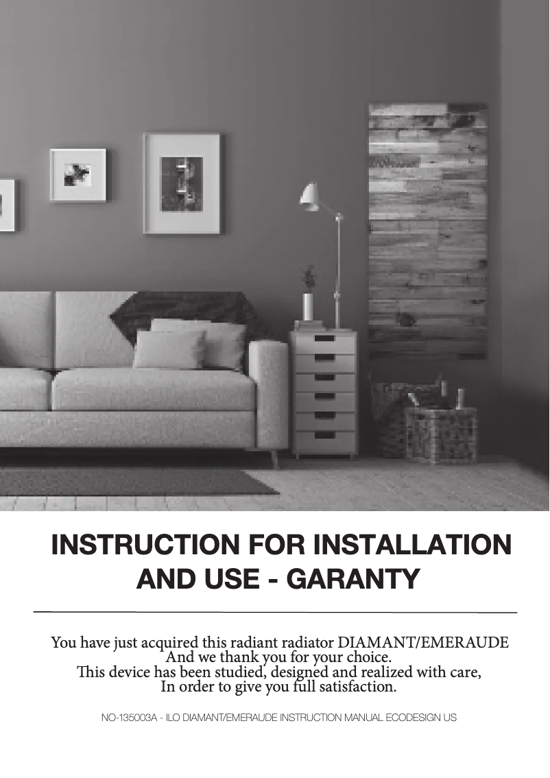 Page 1 de la notice Manuel utilisateur Heat Storm HS-2448-AL