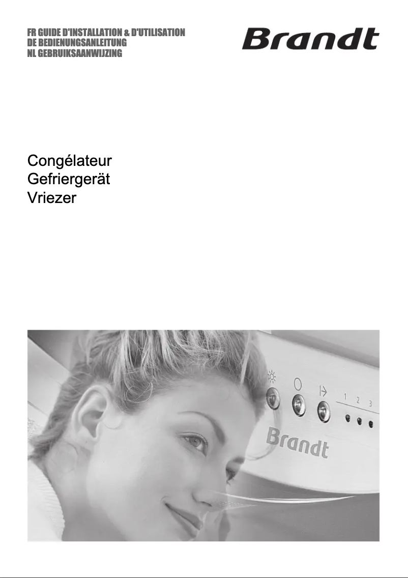 Page 1 of the manual User Manual Brandt FB2000E