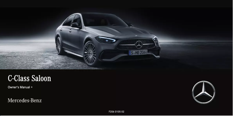 Page 1 de la notice Manuel utilisateur Mercedes-Benz C-Class Saloon (2023)