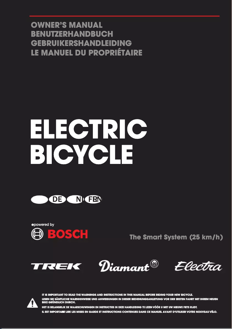 Page 1 de la notice Manuel utilisateur Trek Powerfly 4 Gen 4
