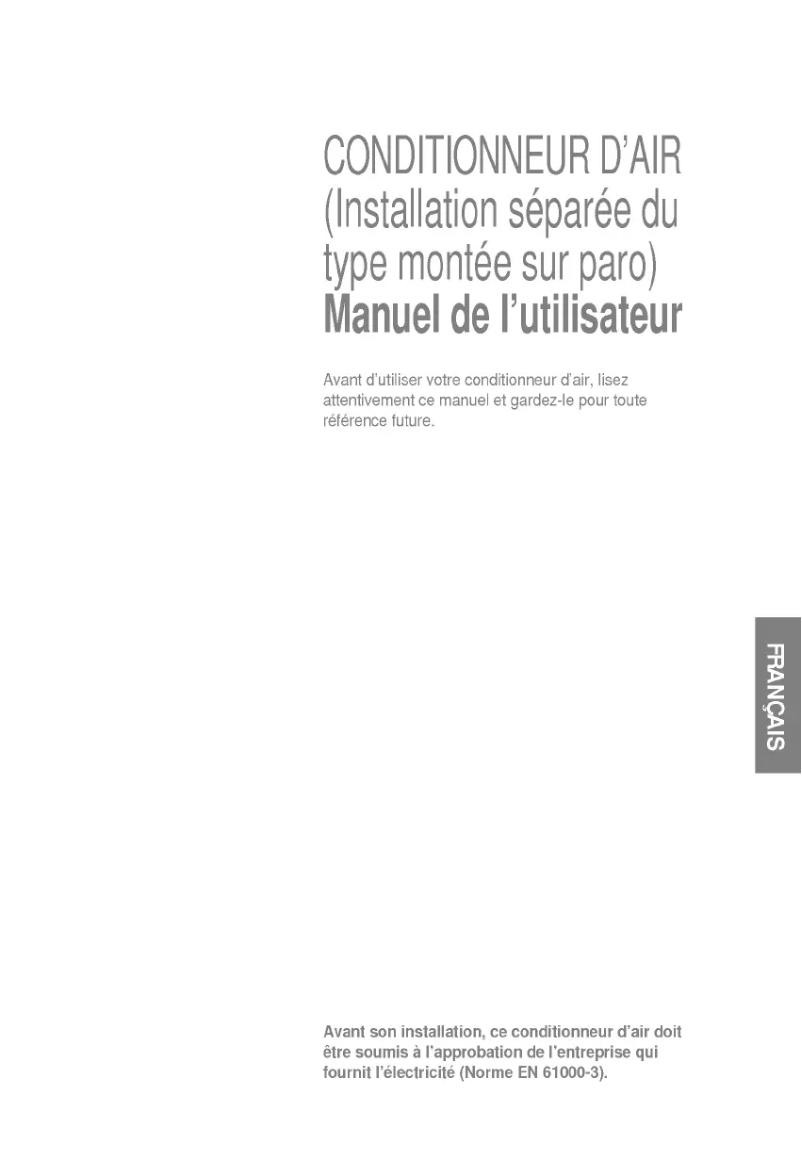 Page n°1 - Manuel utilisateur LG LSNP1260BB