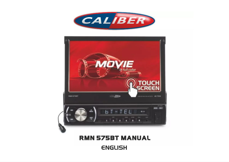 Page n°1 - Manuel utilisateur Caliber RMD 575BT