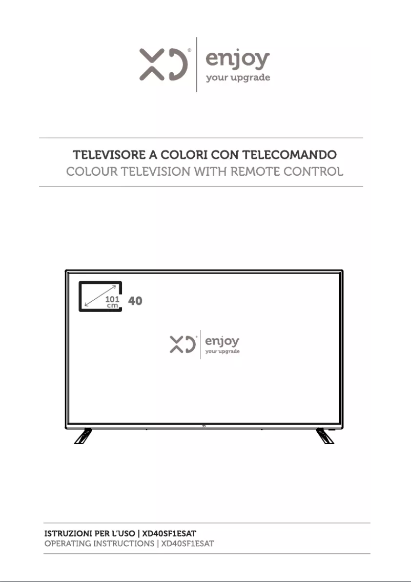 Image de la première page du manuel de l'appareil 40SF1ESAT