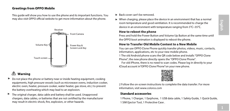 Image de la première page du manuel de l'appareil AX7