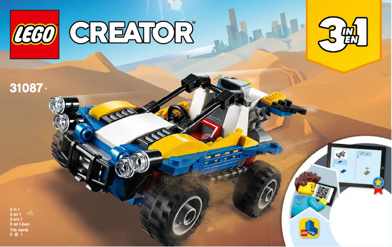 Page n°1 - Manuel utilisateur Lego Creator 31087