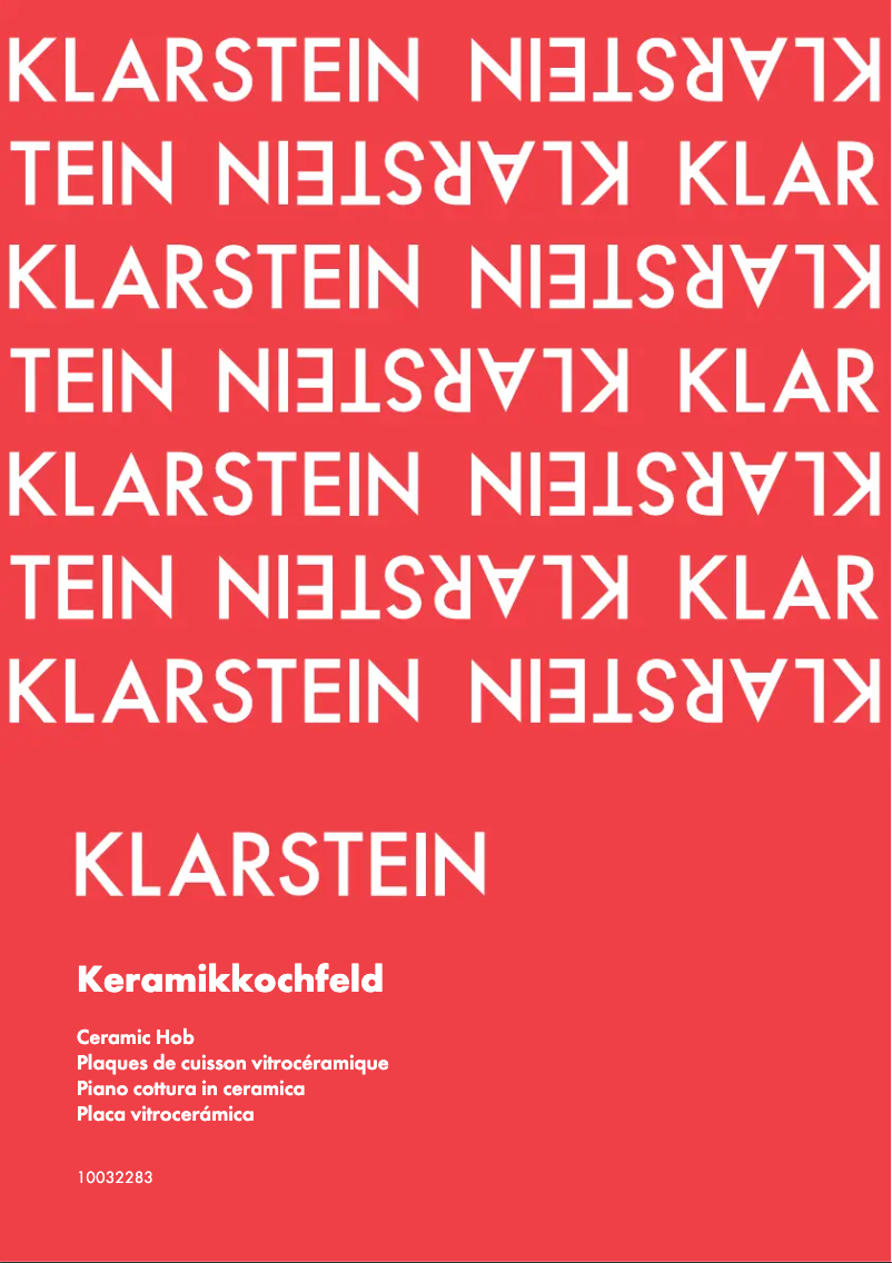 Page 1 de la notice Manuel utilisateur Klarstein 10032283