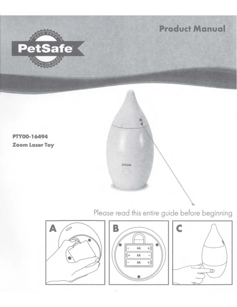 Página 1 del manual Manual de usuario PetSafe PTY00-16494