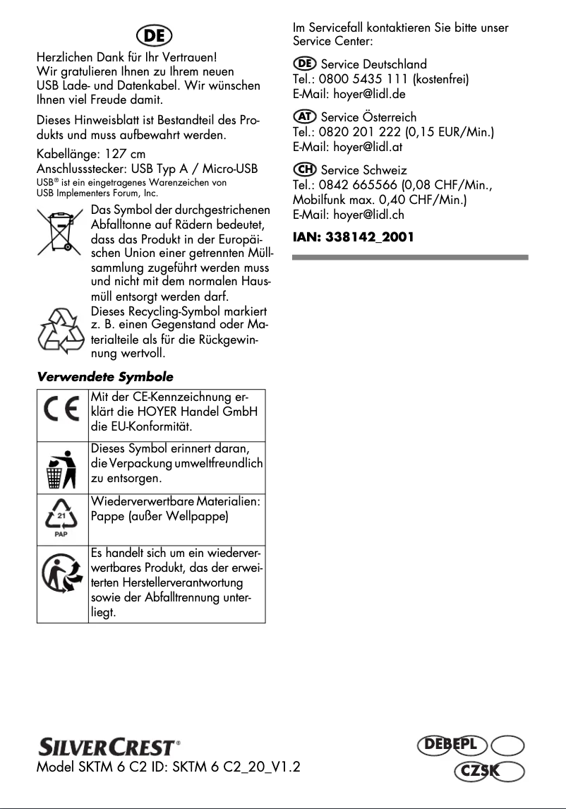 Image de la première page du manuel de l'appareil SKKH 4 B1