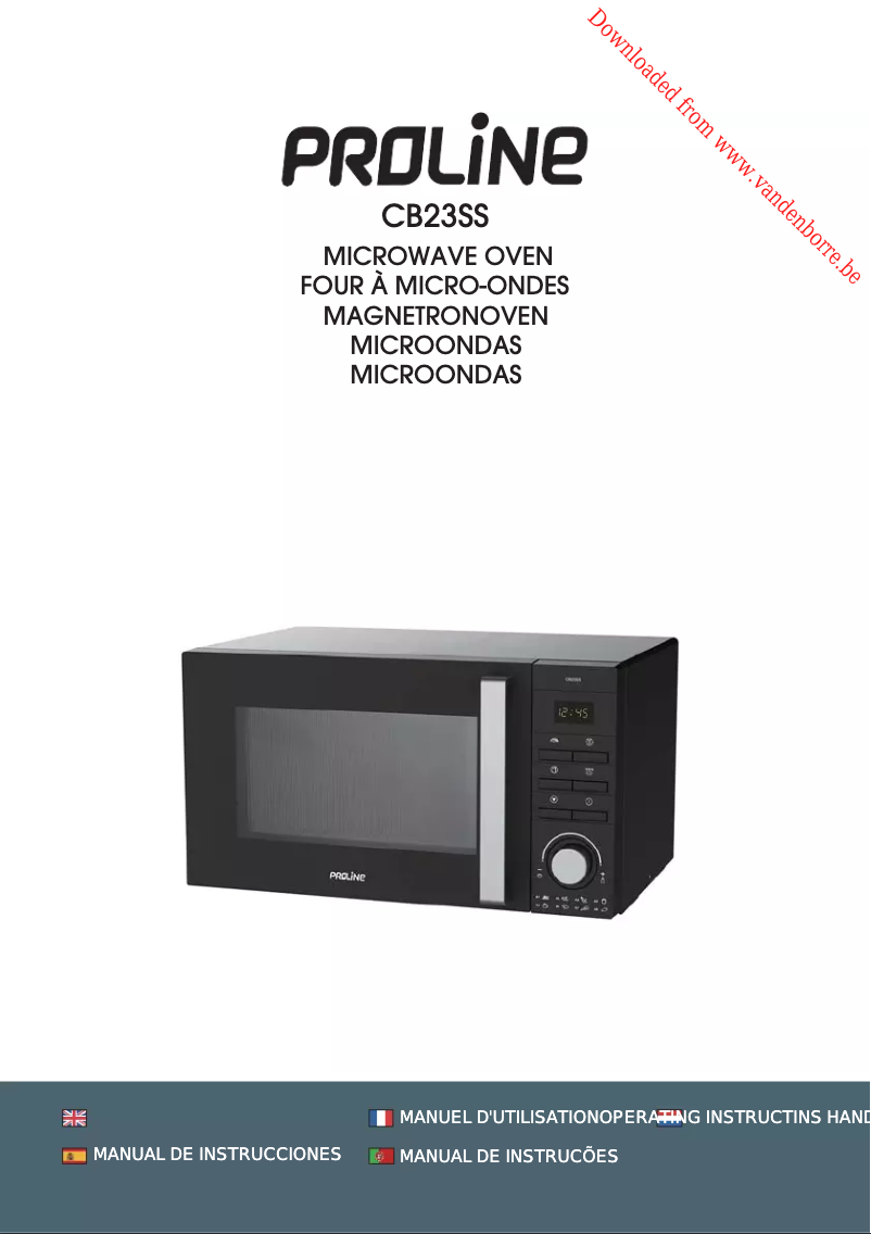 Image de la première page du manuel de l'appareil CB23SS