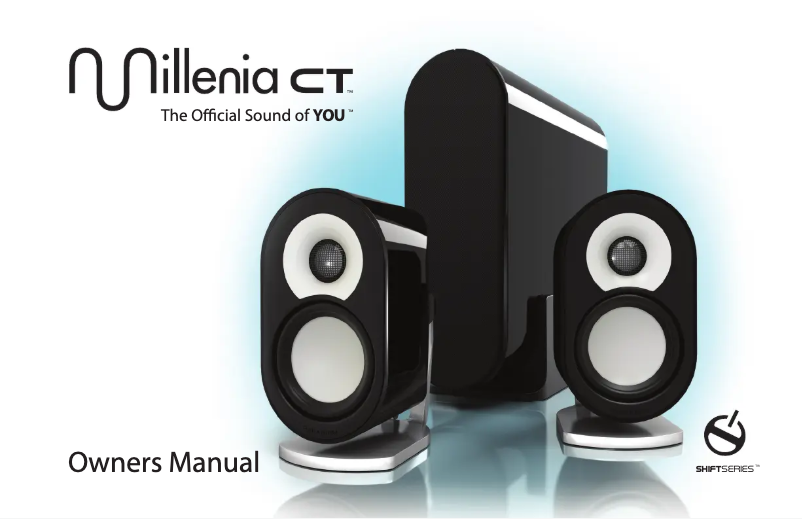Page n°1 - Manuel utilisateur Paradigm Millenia CT
