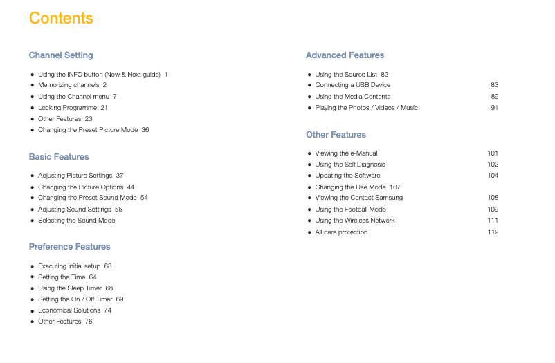 Imagen de la primera página del manual del dispositivo T32E319EI