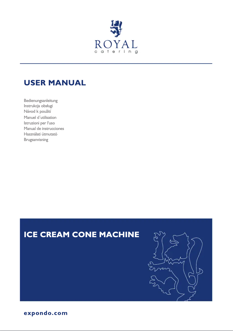Page 1 de la notice Manuel utilisateur Royal Catering RC_WMS_17