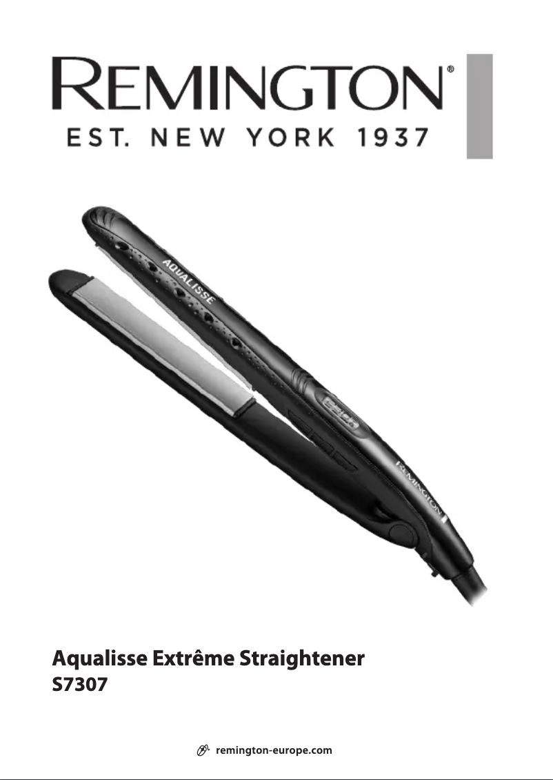 Page n°1 - Manuel utilisateur Remington Aqualisse Extrême S7307