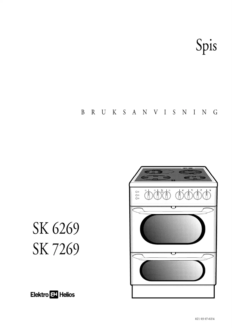 Image de la première page du manuel de l'appareil SK7269