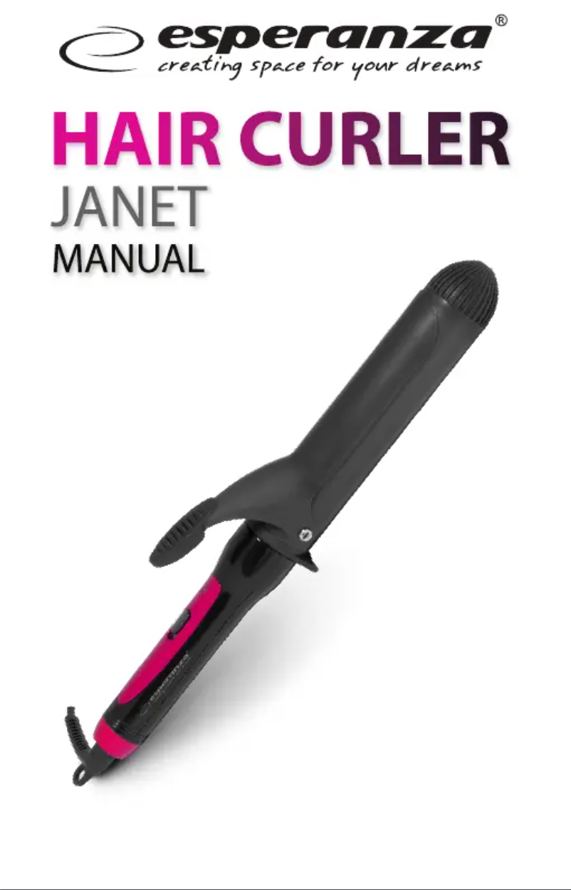 Page n°1 - Manuel utilisateur Esperanza Janet EBL011