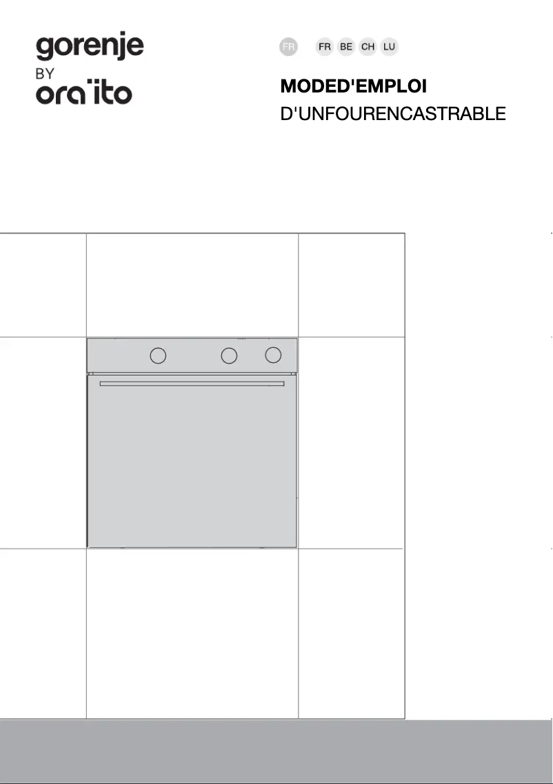 Page n°1 - Manuel utilisateur Gorenje BSA6737ORAB