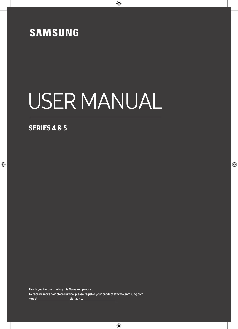 Page 1 de la notice Manuel utilisateur Samsung Series 4 UA32N4003ARXXP