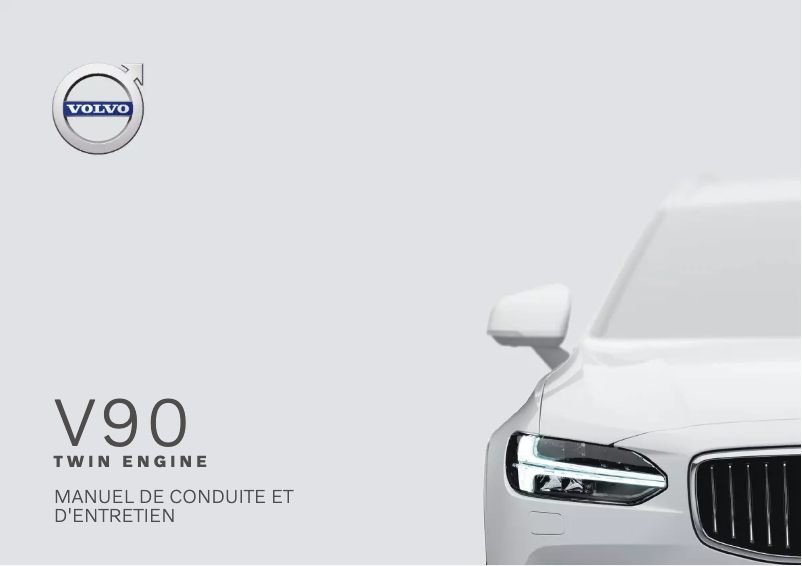 Image de la première page du manuel de l'appareil V90 Twin Engine (2019)