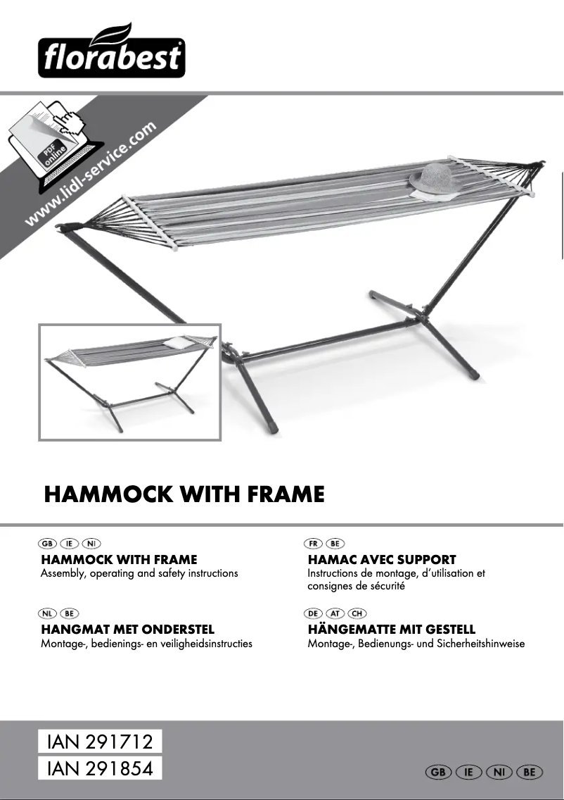 Image de la première page du manuel de l'appareil IAN 291854