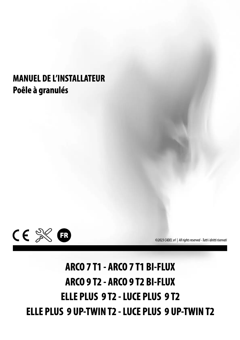 Page 1 de la notice Guide d'installation Cadel Luce Plus 9