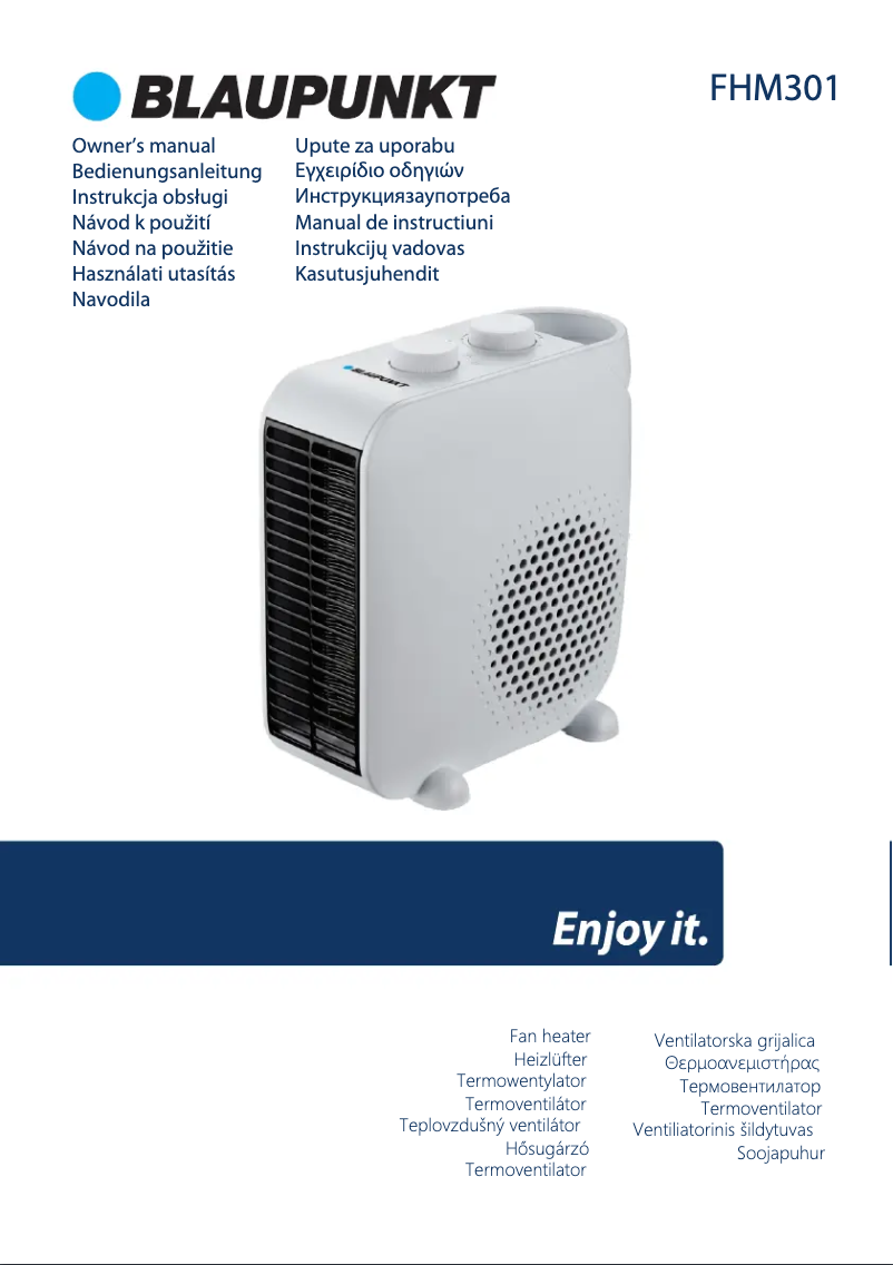 Page n°1 - Manuel utilisateur Blaupunkt FHM301