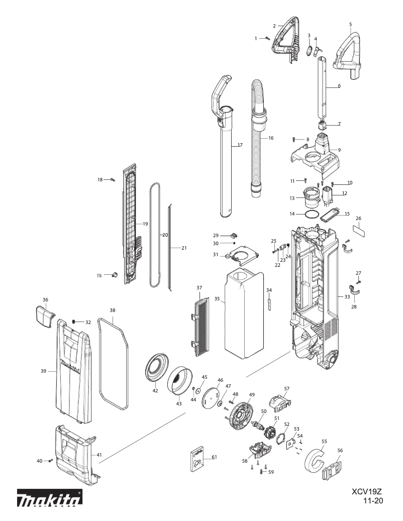 Image de la première page du manuel de l'appareil XCV19PG