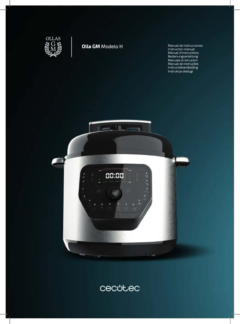 Page n°1 - Manuel utilisateur Cecotec Olla GM Modelo H