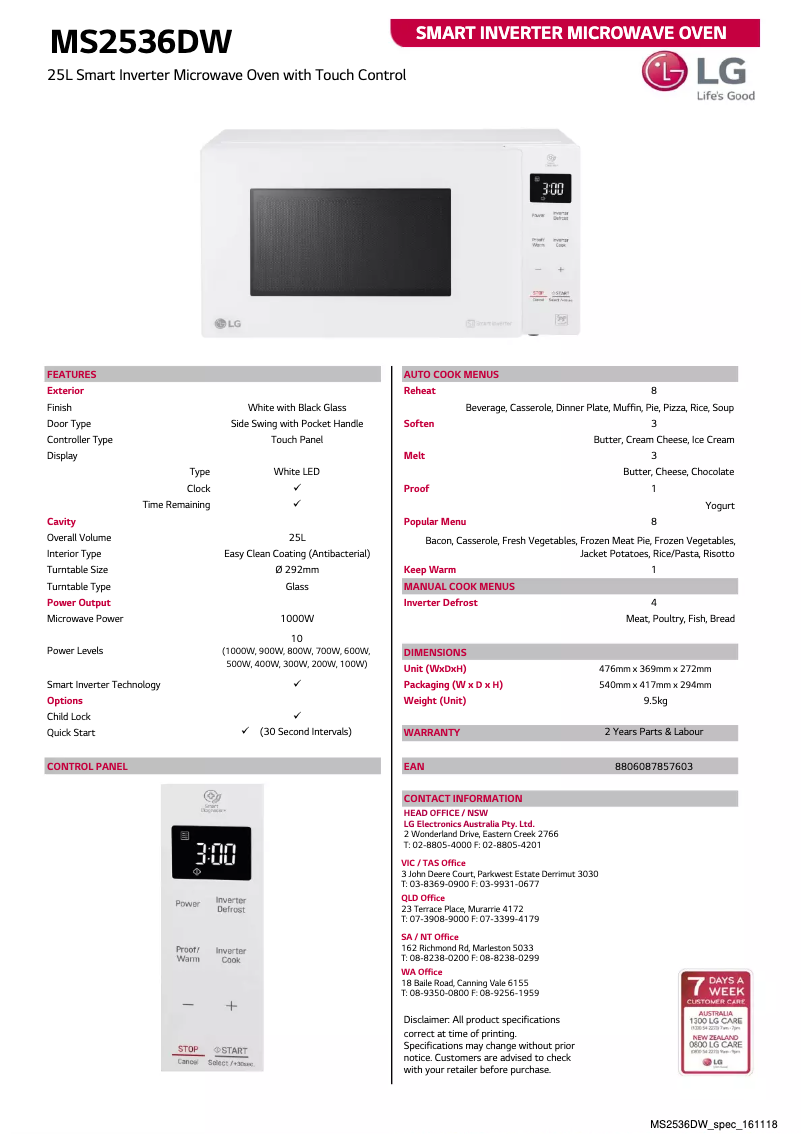 Image de la première page du manuel de l'appareil MS2536DW