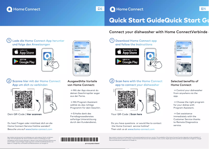 Page n°1 - Guide d'installation Bosch SMS4EVW10E