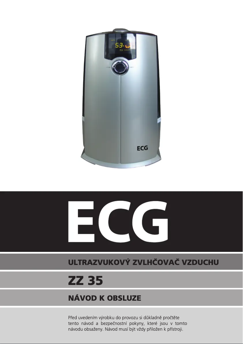 Page n°1 - Manuel utilisateur ECG ZZ 35