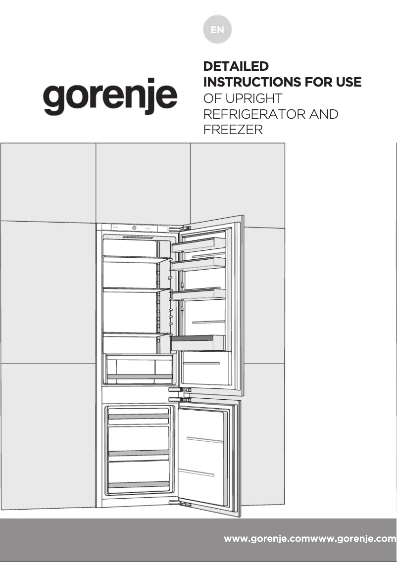 Página 1 del manual Manual de usuario Gorenje RKI4181E1UK