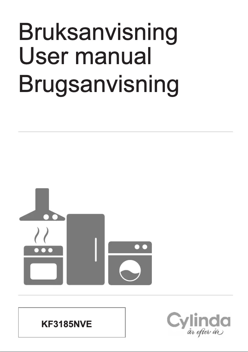 Page 1 de la notice Manuel utilisateur Cylinda KF3185NVE