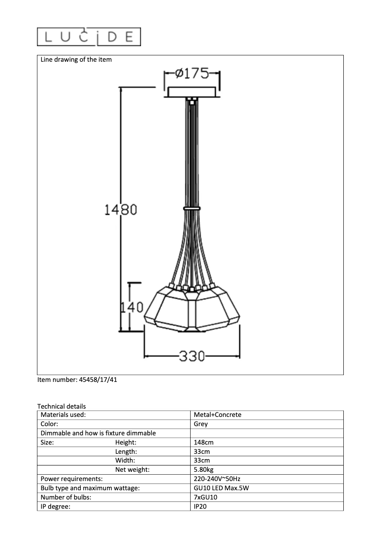 Image de la première page du manuel de l'appareil Settana