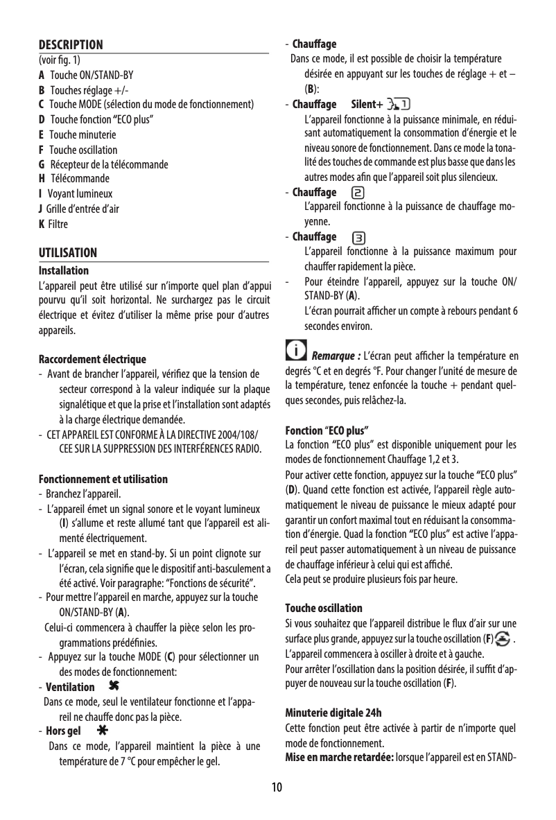 Page 1 de la notice Manuel utilisateur DeLonghi DCH7993ER.BC