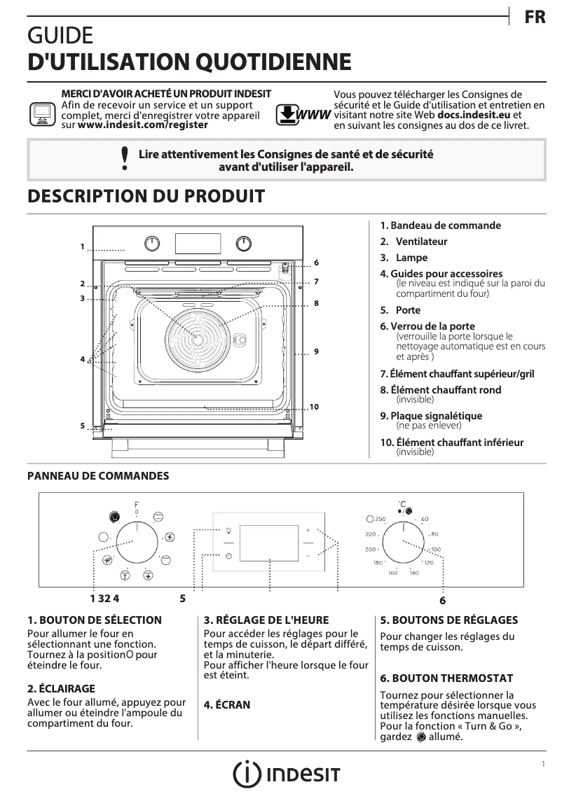 Página 1 del manual Manual de usuario Indesit IFW 6540 P IX
