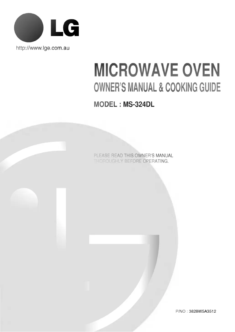 Page 1 de la notice Manuel utilisateur LG MS-324DL