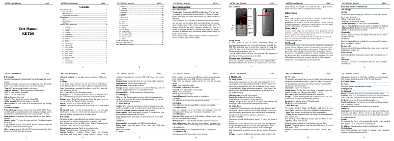 Page 1 de la notice Manuel utilisateur Lava KKT 20i