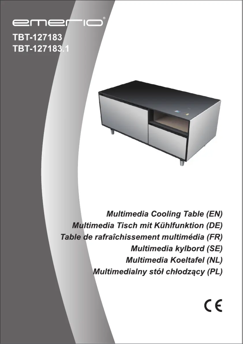 Page n°1 - Manuel utilisateur Emerio TBT-127183.1