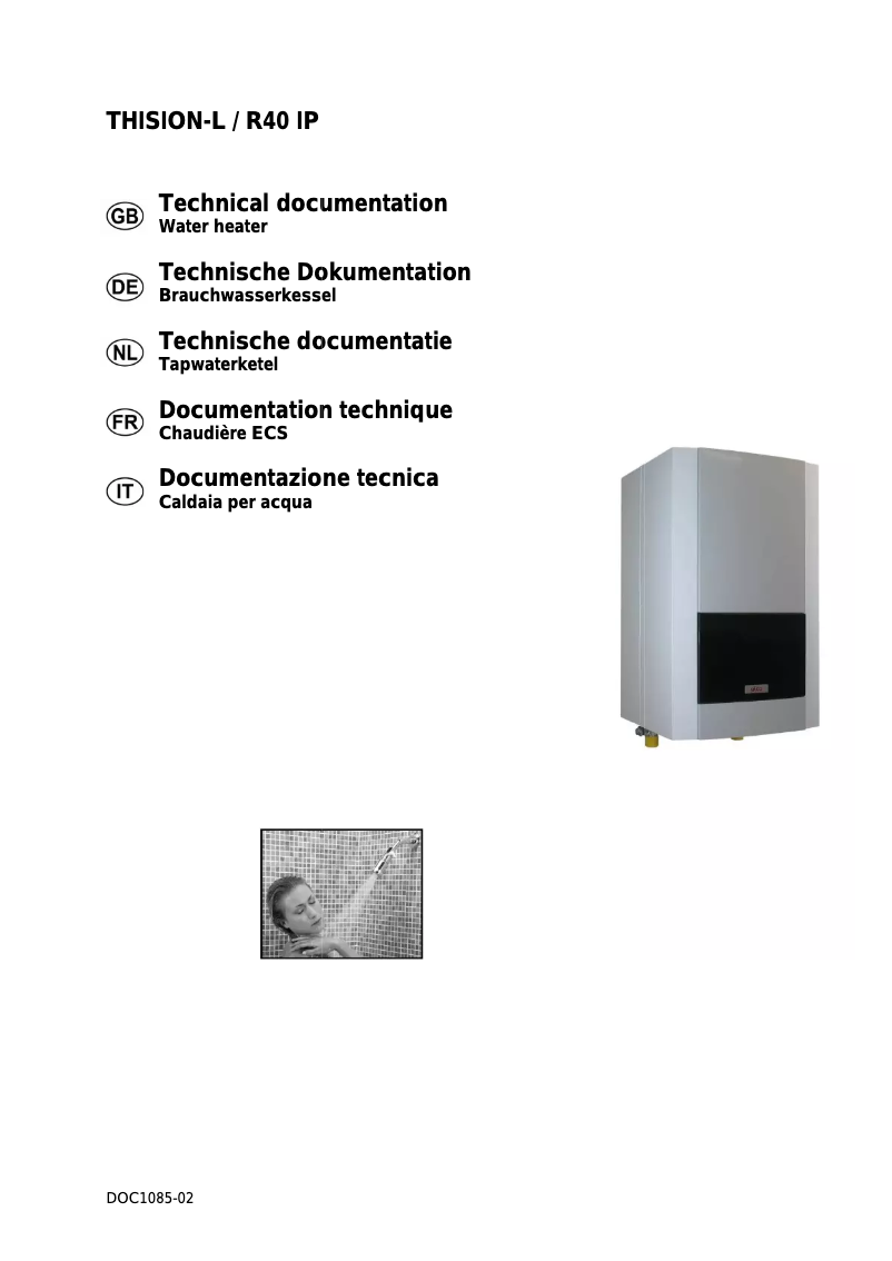 Page 1 de la notice Manuel utilisateur Elco THISION-L R40 IP